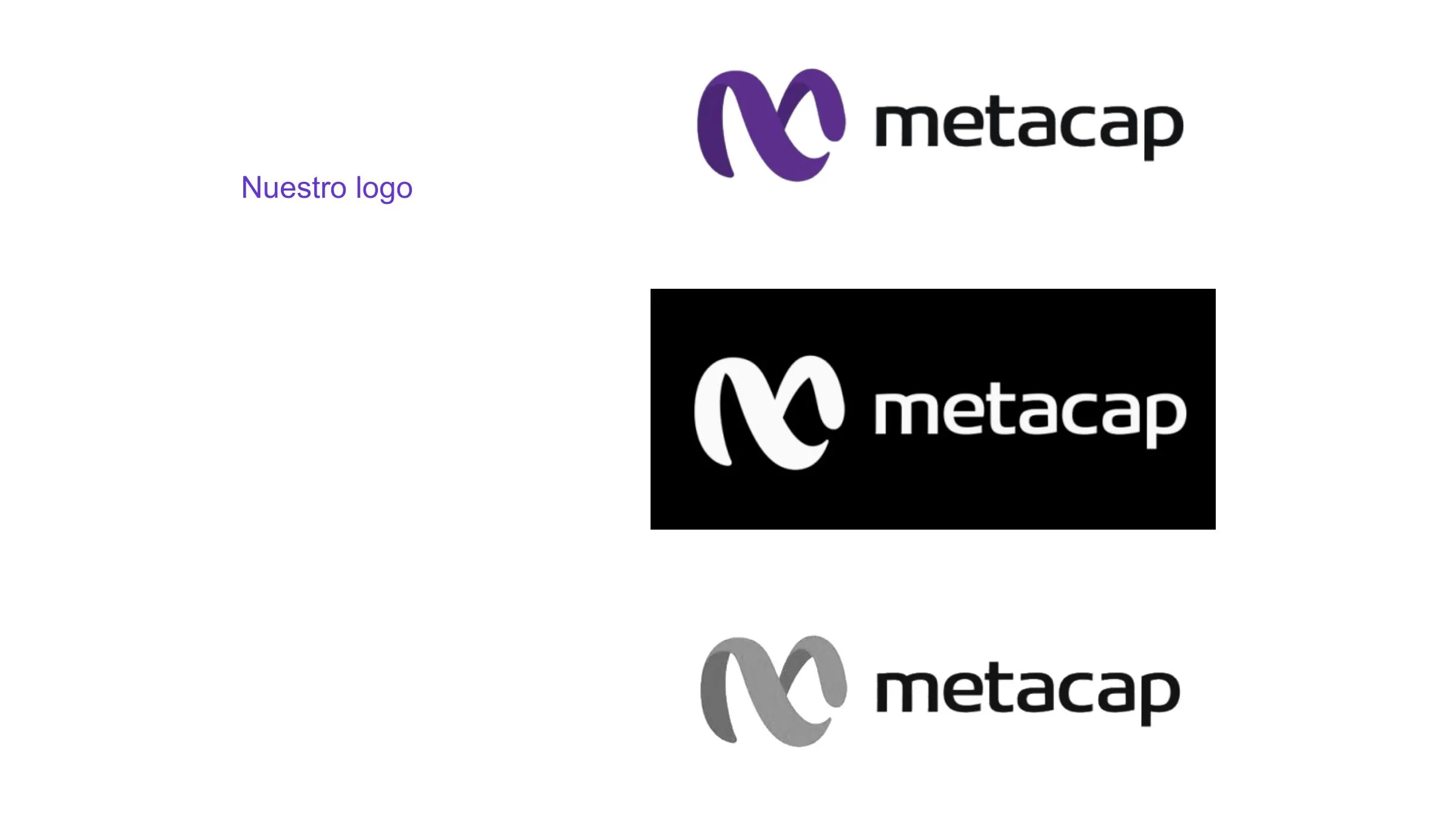 Metacap, pieza de identidad 4 realizada por IU Brand